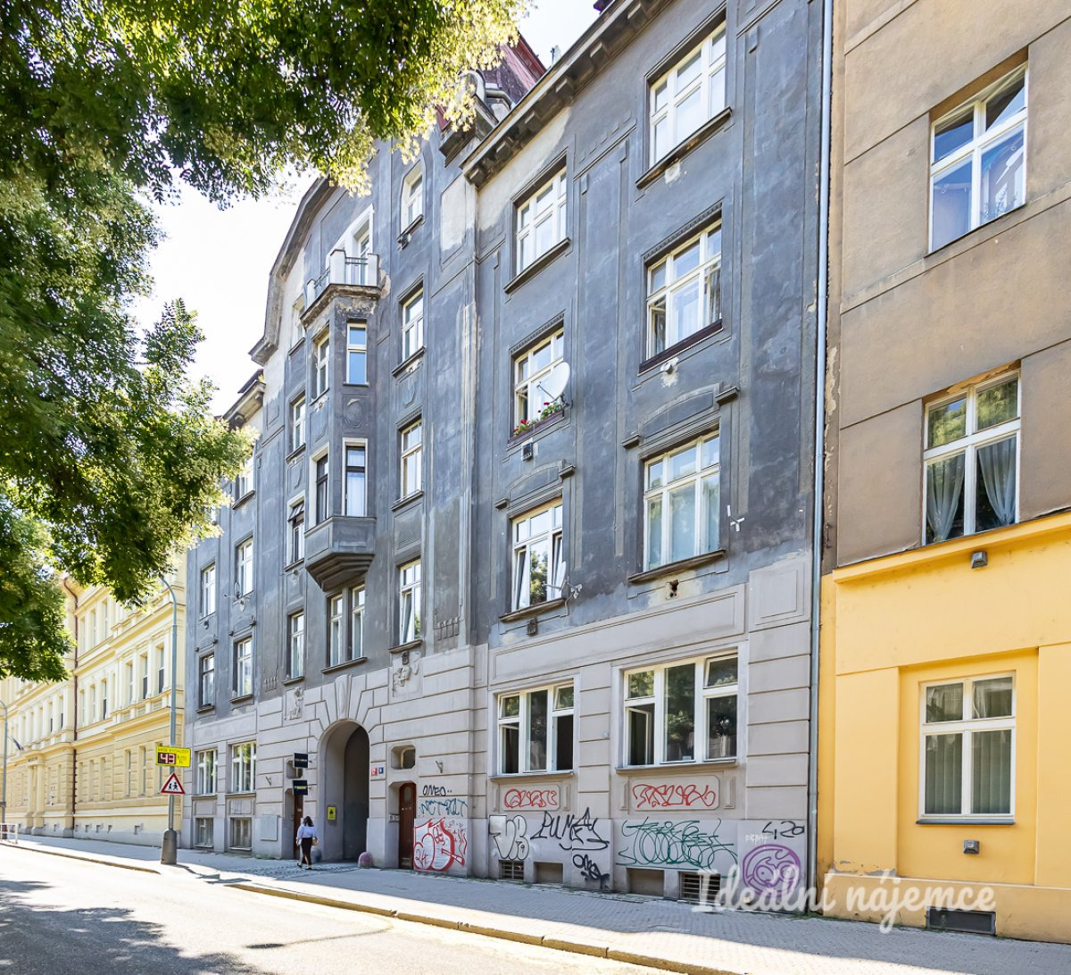 Pronájem bytu 1+1, Pernerova, Karlín, 18000 Kč/měs, 37 m2