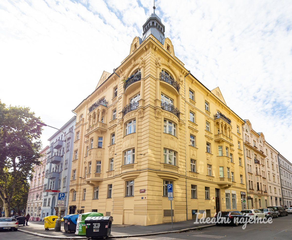 Pronájem bytu 1+kk, Orelská, Vršovice, 27 m2, 14 400 Kč / měsíc