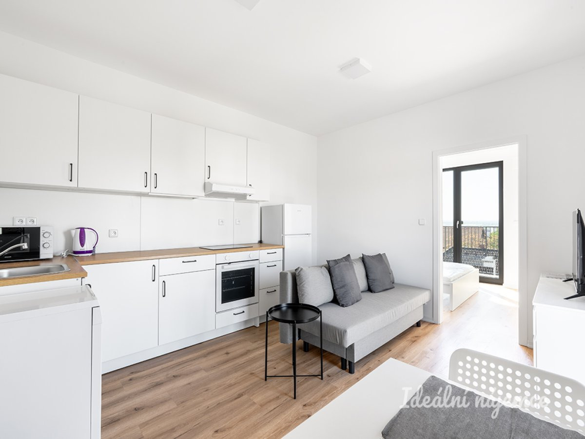 Pronájem bytu 2+kk, Za černým mostem, Kyje, 21000 Kč/měs, 37 m2