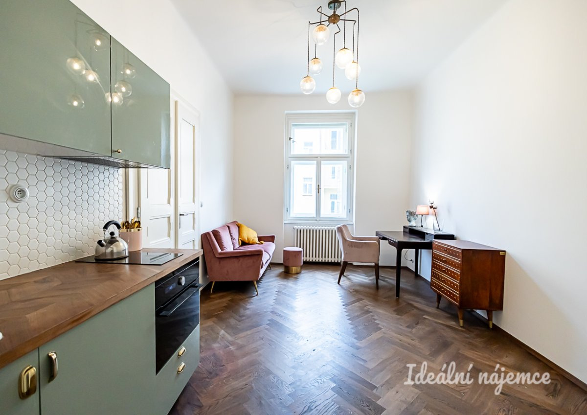 Pronájem bytu 2+kk, Oldřichova, Nusle, 20900 Kč/měs, 49 m2