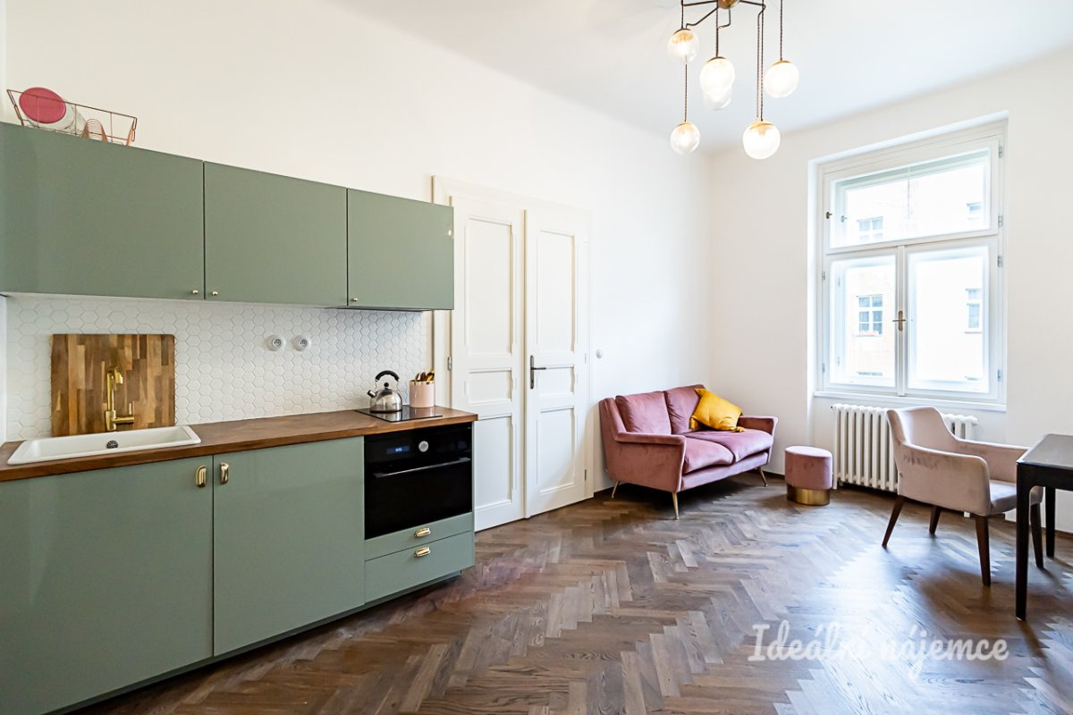 Pronájem bytu 2+kk, Oldřichova, Nusle, 20900 Kč/měs, 49 m2