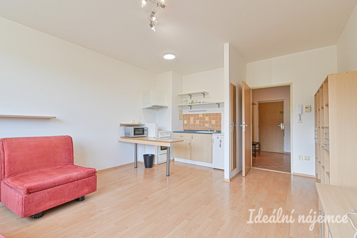 Pronájem bytu 1+kk, Keřová, Žebětín, 12000 Kč/měs, 33 m2