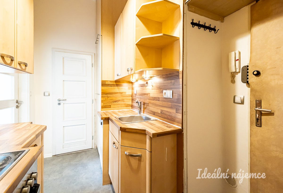 Pronájem bytu 1+kk, K louži, Vršovice, 17500 Kč/měs, 31 m2