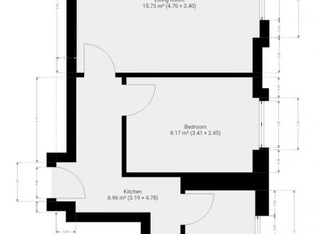 Pronájem bytu, 2+kk, 35 m²