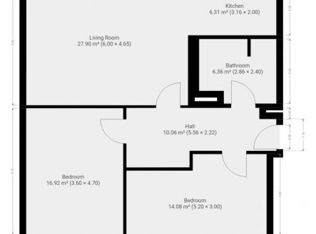 Pronájem bytu, 3+kk, 89 m²