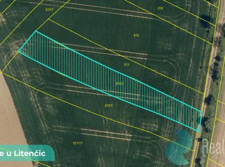 hostice-u-litencic-1.jpg | Prodej - pozemek, zemědělská půda, 729 m²