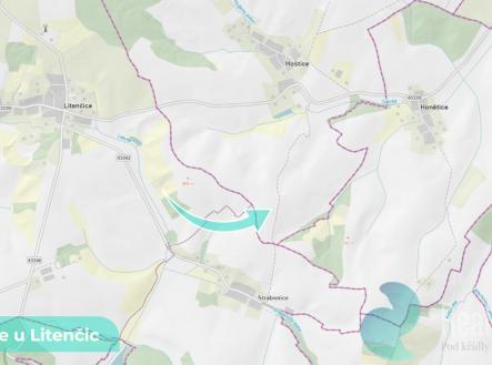 hostice-u-litencic-3.jpg | Prodej - pozemek, zemědělská půda, 729 m²