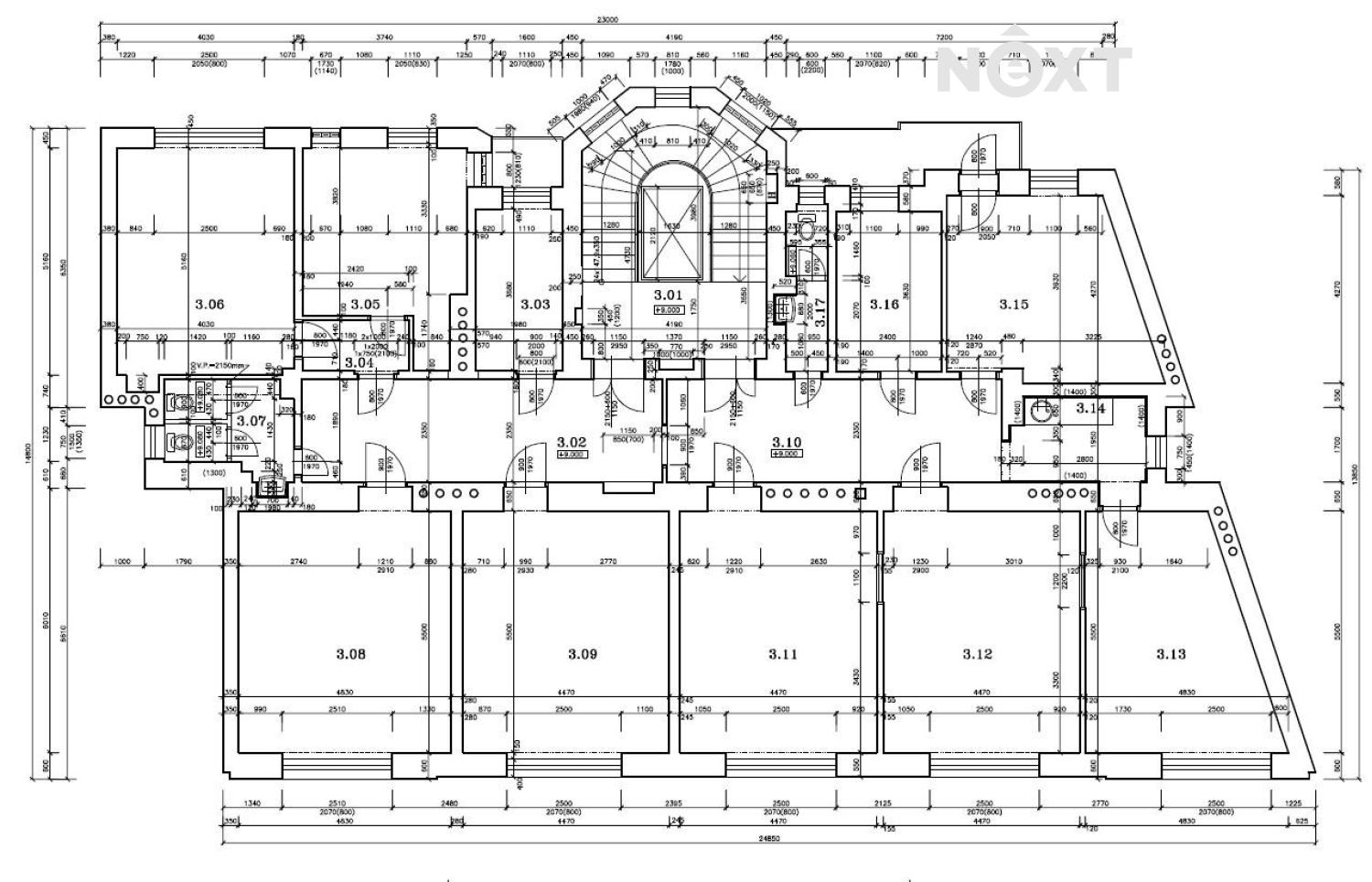 Pronájem komerční Kanceláře, 250㎡