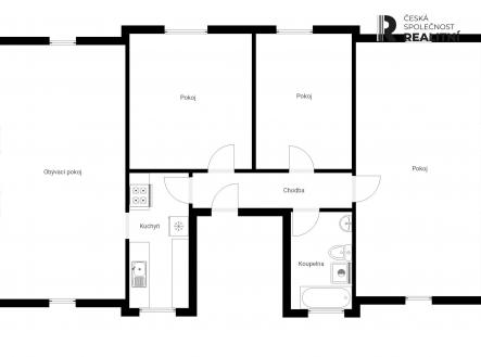 Prodej bytu, 4+1, 106 m²