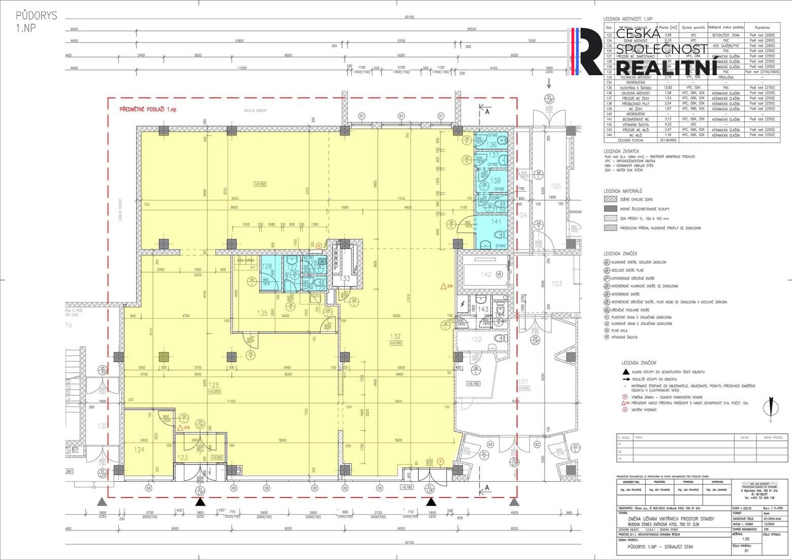 Pronájem, Obchodní prostor, kontaktní místo, kancelářský provoz, 314,74 m2, Zlín