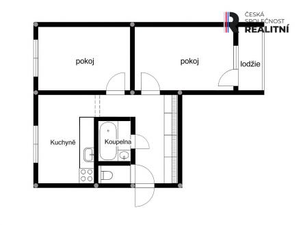 Prodej bytu, 2+1, 55 m²