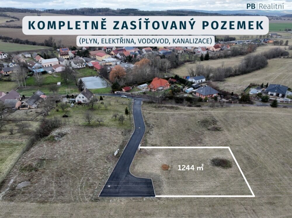 Nabízíme k prodeji stavební pozemek 1244 m2 v krásné a klidné lokalitě v obci Dubno