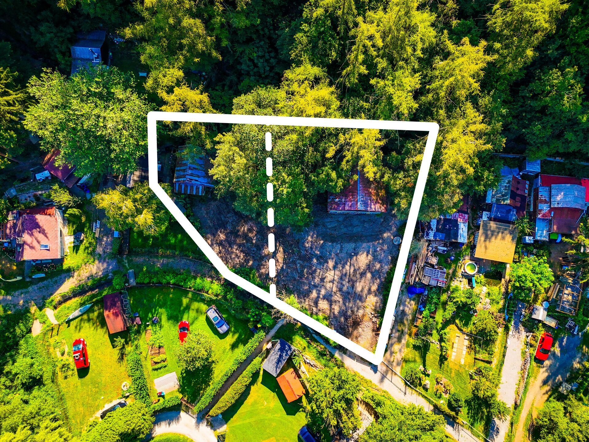 Pozemek o velikosti 335 m2