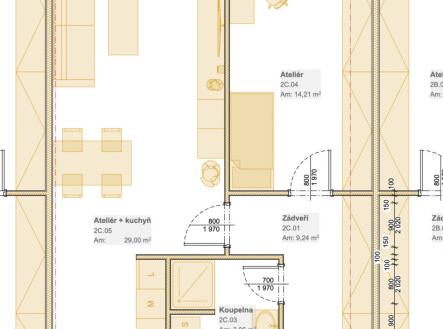 Pronájem - jiné, 59 m²