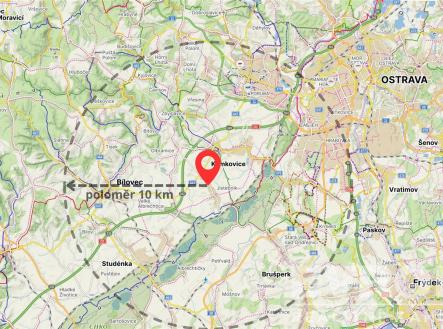 mapa lokality | Prodej - pozemek, ostatní, 901 m²