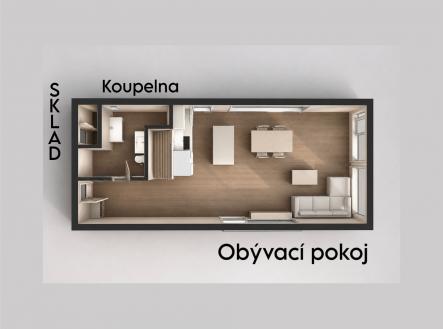 půdorys I.NP | Prodej - dům/vila, 100 m²