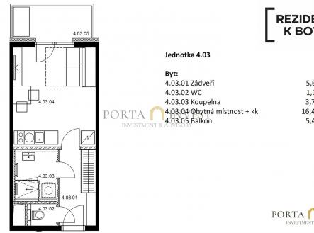 . | Prodej bytu, 1+kk, 29 m²