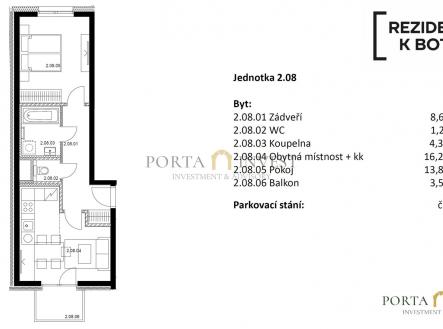 . | Prodej bytu, 2+kk, 47 m²
