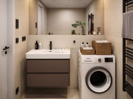 Koupelna s vanou | Prodej bytu, 2+kk, 47 m²