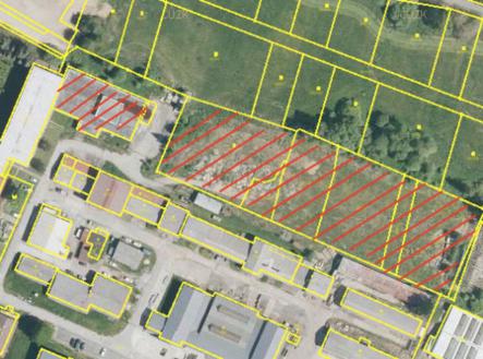 Plán areálu | Prodej - pozemek pro komerční výstavbu, 9 475 m²