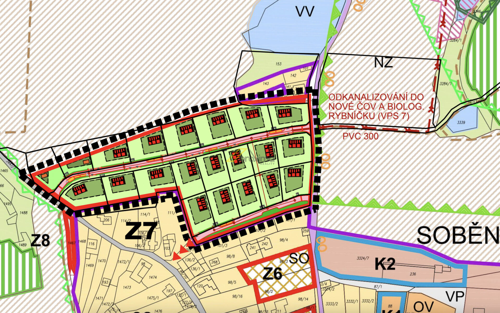 Pozemek k zastavění rodinným domem, 1494 m2, Soběnov