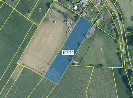 Prodej - pozemek, zemědělská půda, 2 044 m²