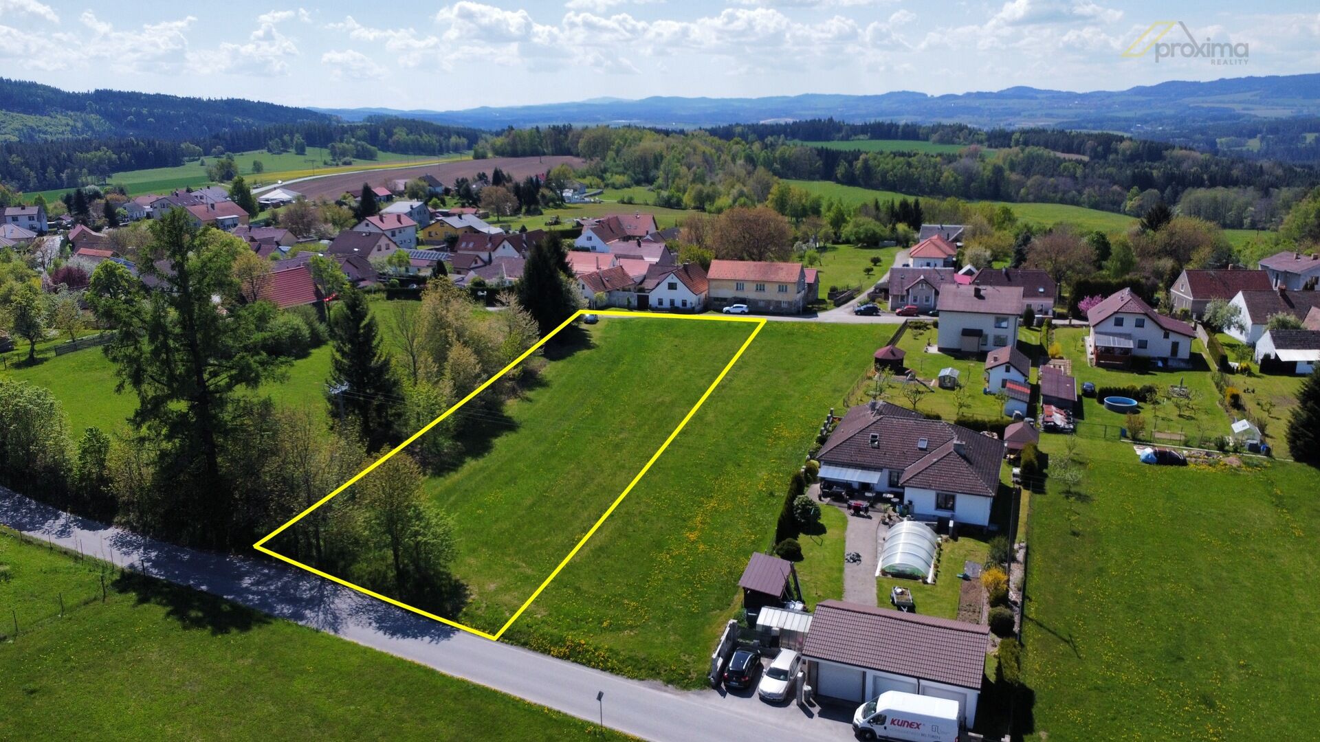 Prodej pozemku k zastavění rodinnými domy, 2573 m2, Soběnov