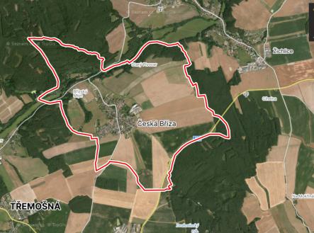 mapa česká bříza | Prodej - pozemek, zemědělská půda, 64 345 m²