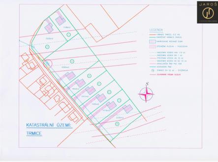 Zastavovací studie RD Trmice | Prodej - pozemek pro bydlení, 4 066 m²