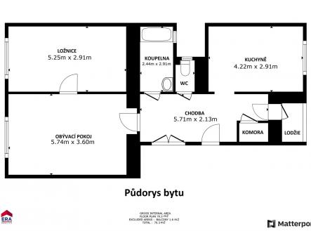 . | Prodej bytu, 2+1, 67 m²