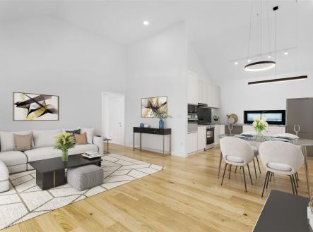 Vizualizace interiéru | Prodej - dům/vila, 153 m²