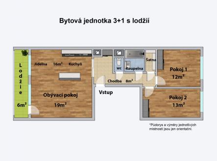 2d 3kkL-L Chuden36.jpg | Prodej bytu, 3+kk, 70 m²