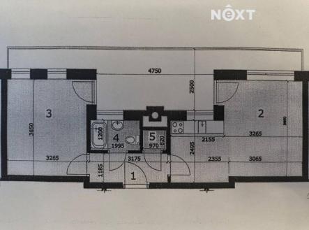 Prodej bytu, 2+kk, 56 m²