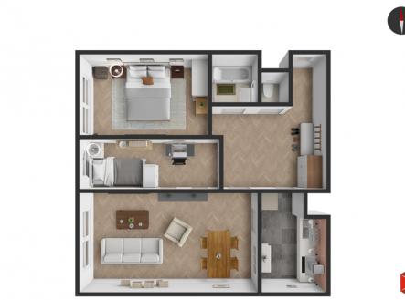 lubinska.png | Prodej bytu, 3+kk, 67 m²