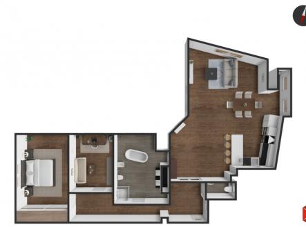 havelska.png | Prodej bytu, 3+kk, 117 m²