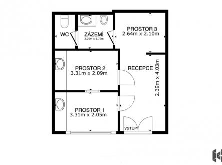 zverinova-pudorys.jpg | Prodej - obchodní prostor, 37 m²