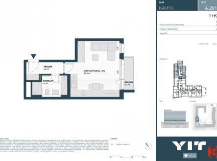 sija-md-a201-1.png | Pronájem bytu, 1+kk, 40 m²