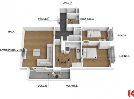 branicka-3d-do-inzerce.jpg | Prodej bytu, 3+1, 85 m²