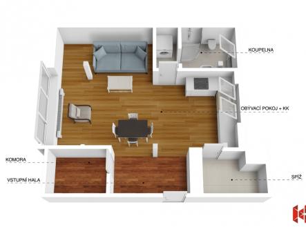 na-brezince-3d-do-inzerce.jpg | Prodej bytu, 1+kk, 55 m²