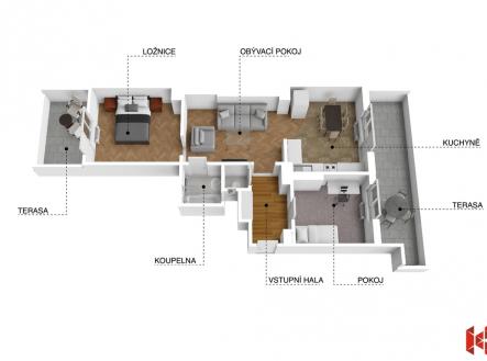 cernokostelecka-3d-do-inzerce.jpg | Prodej bytu, 3+kk, 77 m²