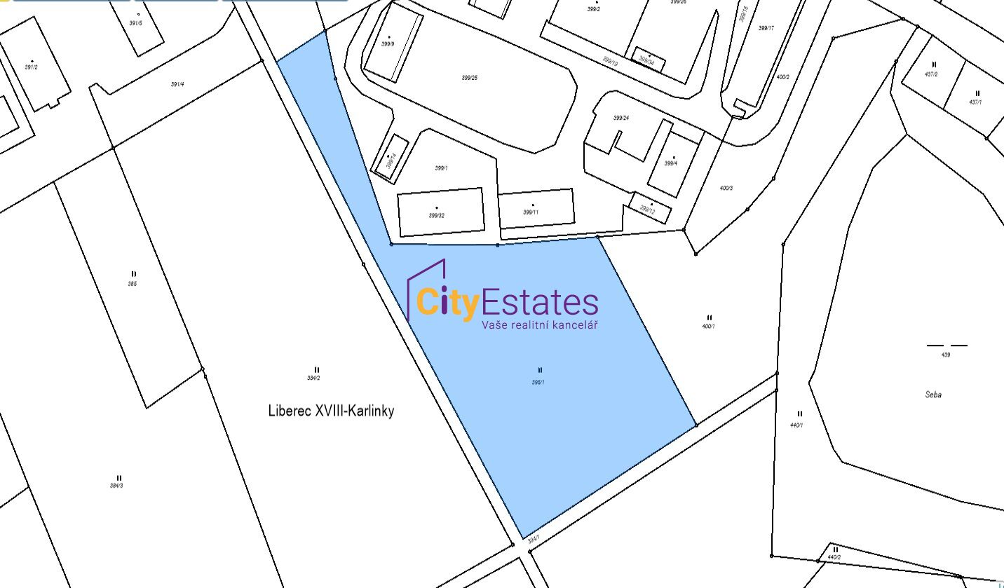 Prodej komerčního pozemku v Liberci -Karlinky, 8 756 m²