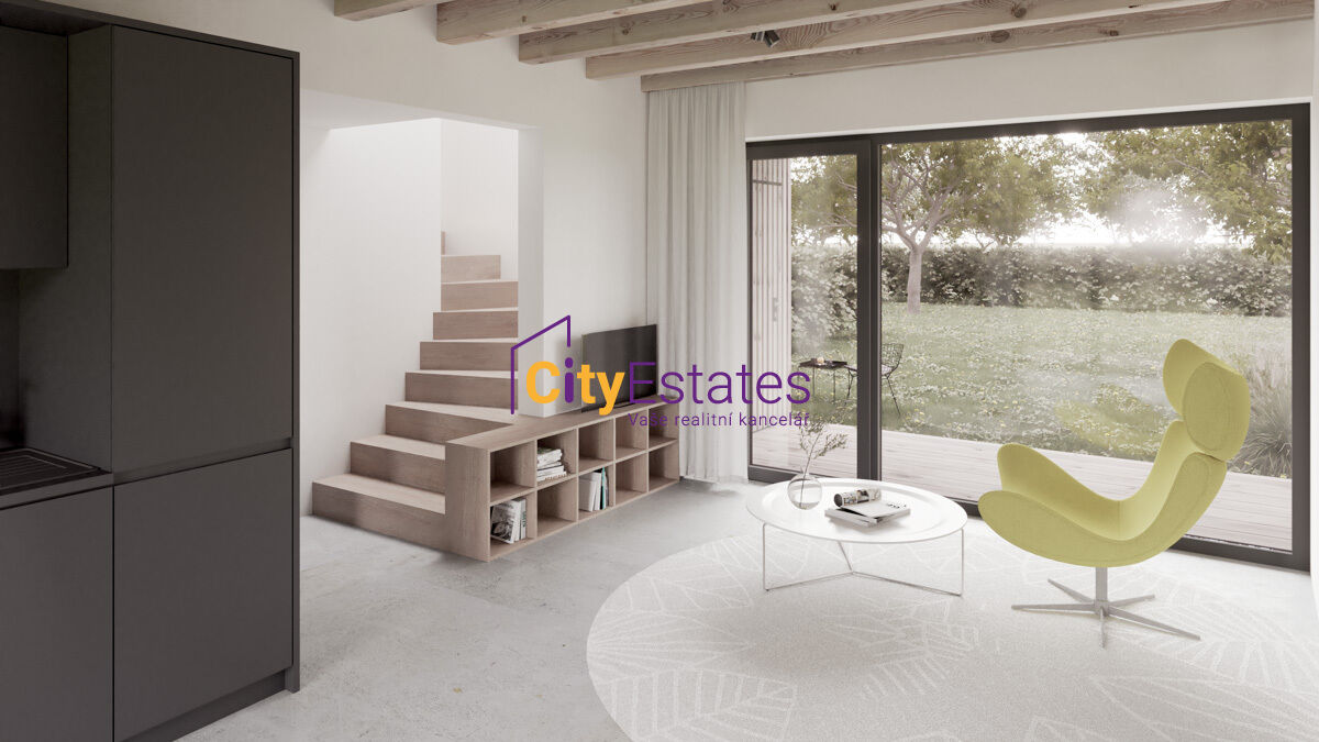 Byt 3kk na Horní Bečvě s oknem ve štítě  se zahrádkou a  parkovacím stáním C/4