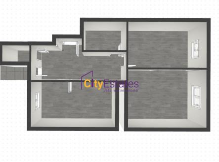 Pronájem bytu, 2+1, 67 m²