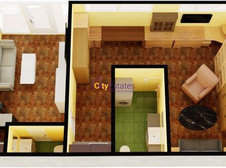 Prodej bytu, 2+kk, 44 m² obrázek