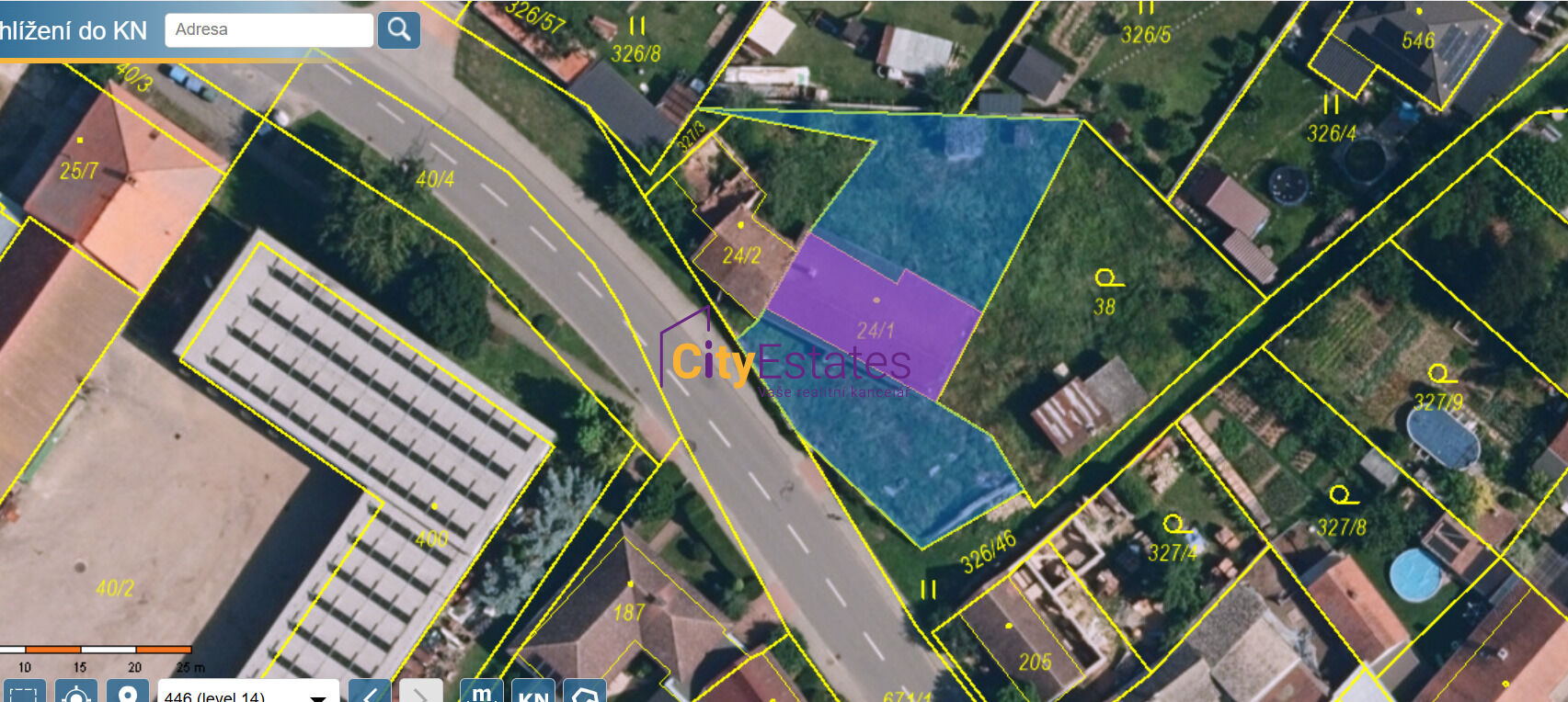 Prodej pozemků s projektem a stavebním povolením na výstavbu dvou RD - Dukovany