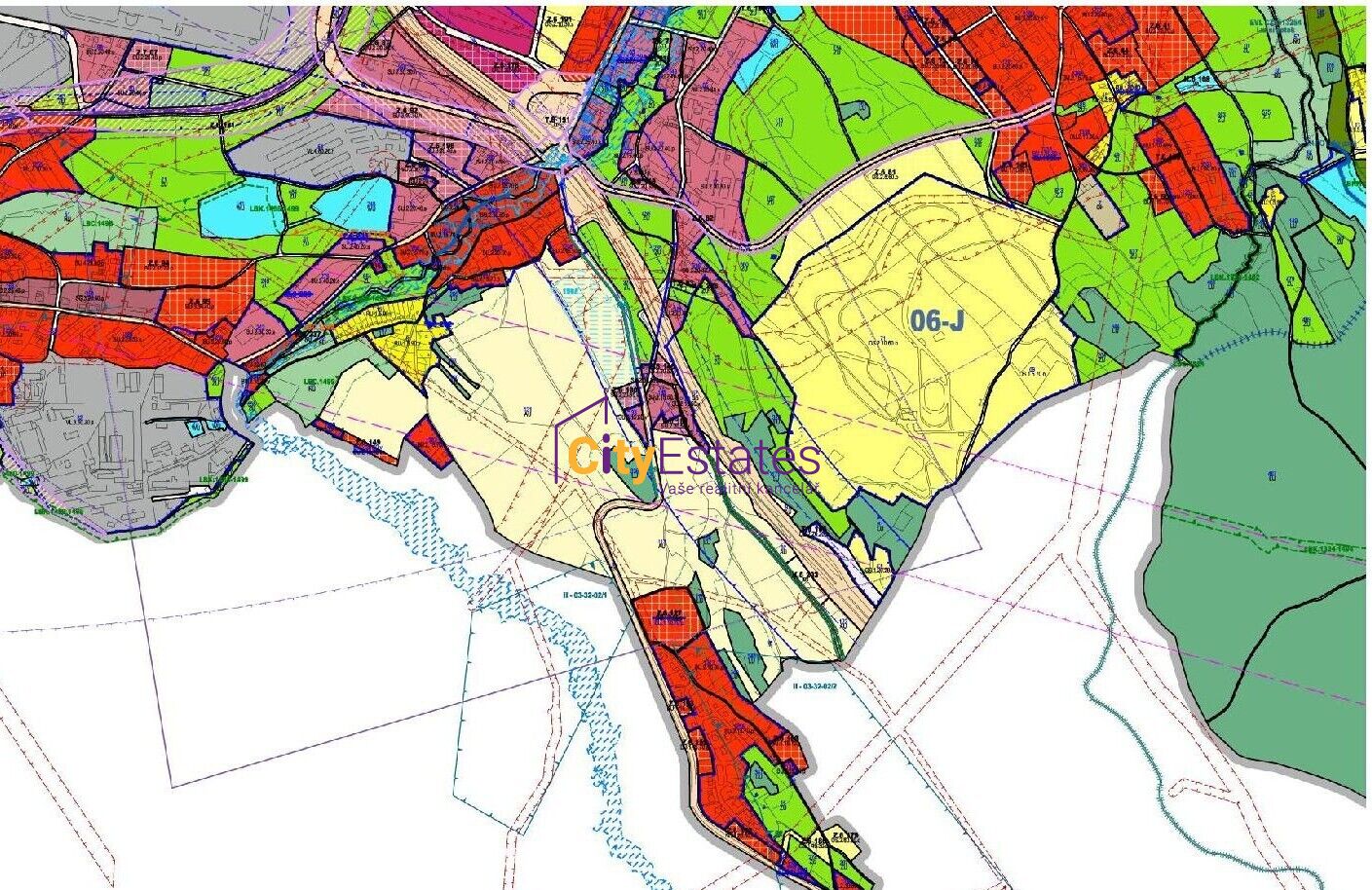 Prodej pozemku na výstavbu 12 RD- Vesec u Liberce, ulice A. Cihláře