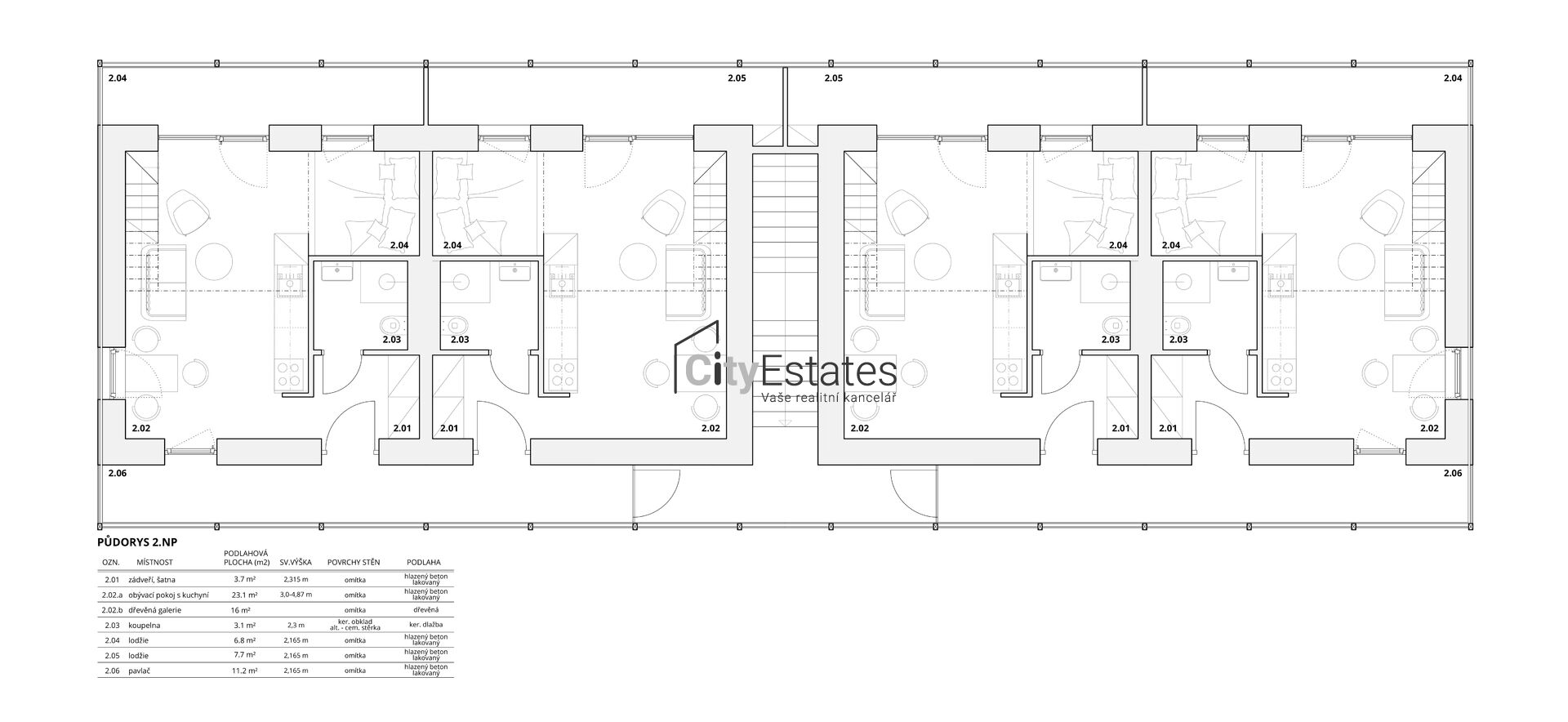 Byt 1kk - s galerií na Horní Bečvě - Liščí SOO2A/C