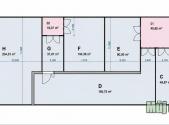 Pronájem - skladovací prostor, 306 m²