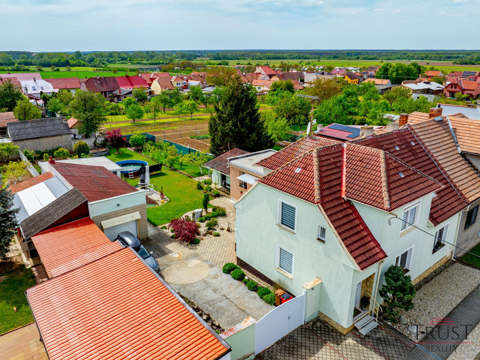 Prodej, rodinný dům, 209 m2, pozemek 922, G, S, pergola, bazén, Vnorovy, Lidéřovice