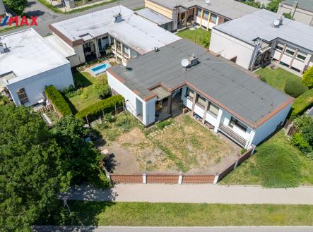 Letecký pohled na dům | Prodej - dům/vila, 103 m²
